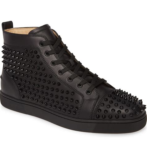 christian Louboutin spiked sneakers